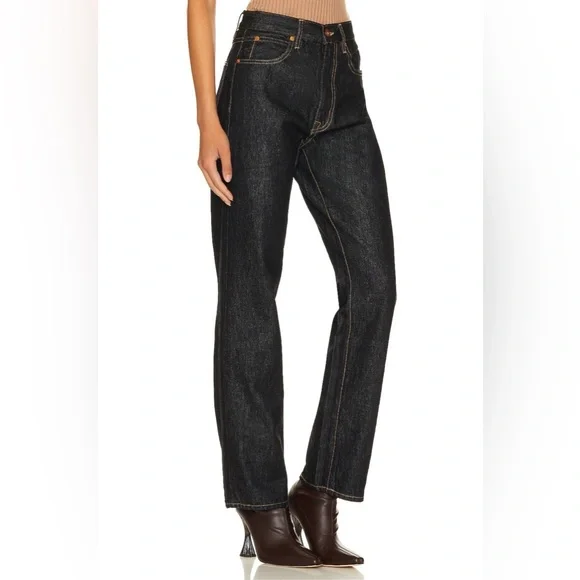 SLVRLAKE London Straight Leg Denim Jean in Empty Sky - Picture 3 of 3